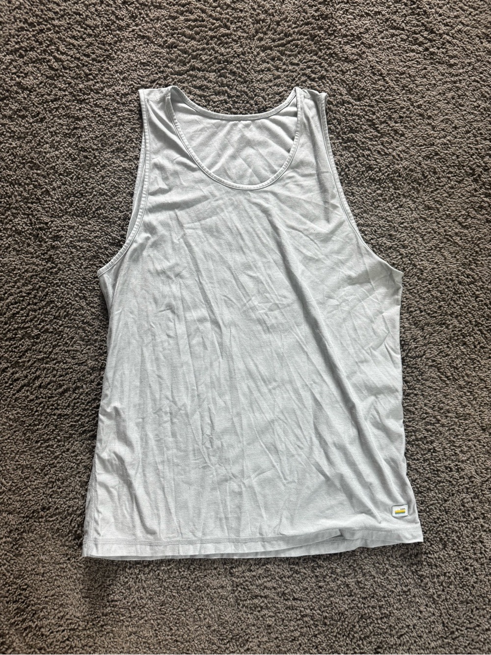 Vuori men’s Light Gray athletic Tank Top